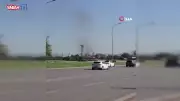 Sürücünün Akıl Almaz Manevrası: Anayolda Geri Geri Giderek Kaza Yaptı ve Kaçtı!