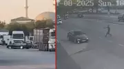 Trafik Canavarı Drift Yaparken Lastiğine Ateş Açılarak Durduruldu!