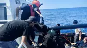 Yunanistan'dan Geri İtilen 35 Düzensiz Göçmen Sahil Güvenlik Ekiplerince Kurtarıldı!