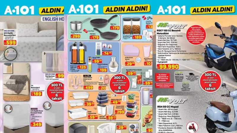 A101'de Bu Hafta Fırsatlar Çılgınlığı! Blender Setinden Halı Yıkama Makinesine Evin Eksikleri Tamamlanıyor