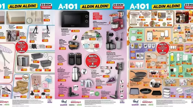 A101'de Fırsat Geçidi! Ütü Masası, Buzdolabı ve Çay Makinesi İçin İnanılmaz Fiyatlar 23 Ekim'de