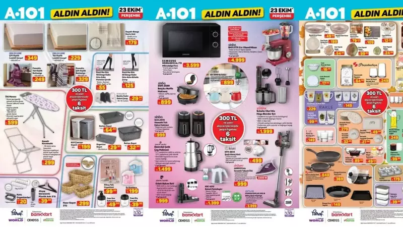 A101'de Fırtına Gibi Gelecek İndirimler! Lastikli Çarşaftan Ütüye Ev Dekorasyonu Fırsatları