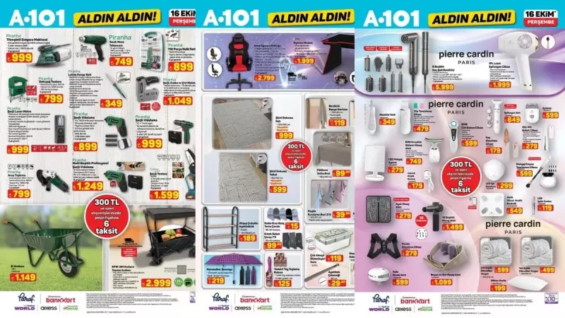 A101'den Elektrikli Bisiklet ve Şarjlı Vidalama Seti Fırsatı! 16 Ekim Perşembe Günü Reyonda