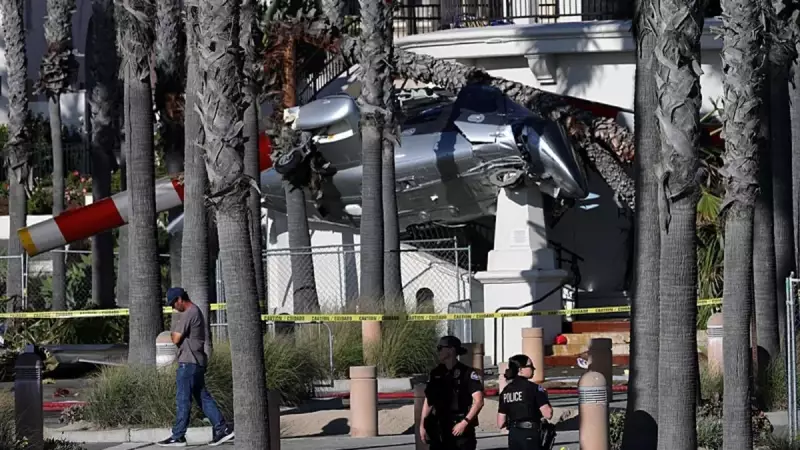 ABD'de Feci Helikopter Kazası: Sahildeki Oteli Vurdu!