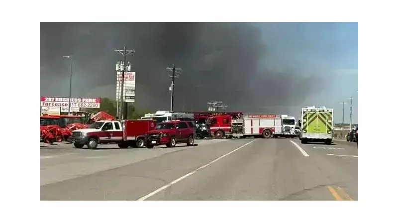 ABD'de Park Alanına Çakılan Uçak: İki Can Gitti!