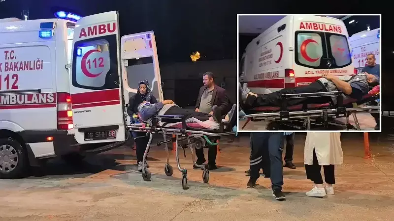 Ahır Çatısında Yaşanan Feci Kaza! Tamir Sırasında Düşen Şahıs Hastaneye Kaldırıldı