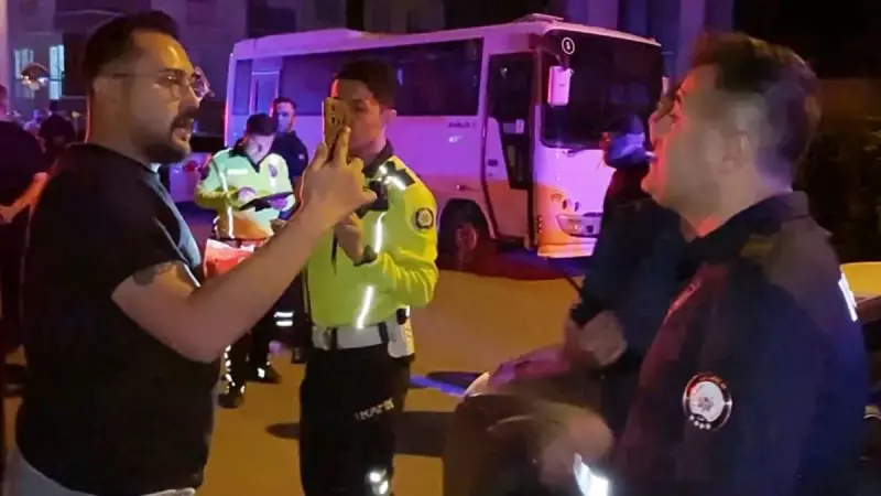 Aksaray'da Polise 'Artışlık Yapıyorum' Diyen Sürücünün Alkolmetre İnadı!