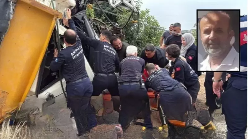 Alanya'da Korkunç Kaza: İki Kamyon Kafa Kafaya Çarpıştı! 1 Ölü, 1 Ağır Yaralı