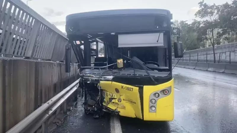 Alkollü İETT Şoförü Dehşet Saçtı: Bariyerlere Çarparak 2 Kişiyi Yaraladı!