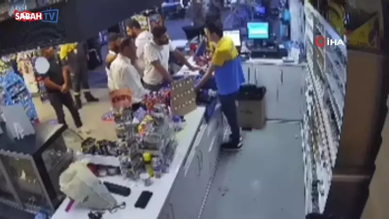 Ankara'da Akaryakıt İstasyonunda Dehşet Anları: Çalışanların Darp Edilmesi Güvenlik Kamerasında