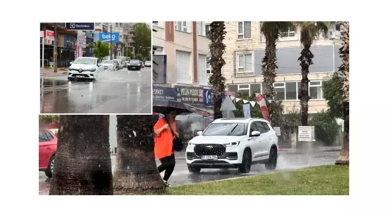 Antalya'da Gökten Adeta Kova Boşaldı! Şehir Hayatı Felç Oldu