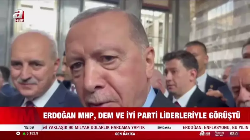 Başkan Erdoğan'dan Kritik Görüşmeler: Bahçeli ve DEM Parti Liderleriyle Masaya Yumruk Attı!