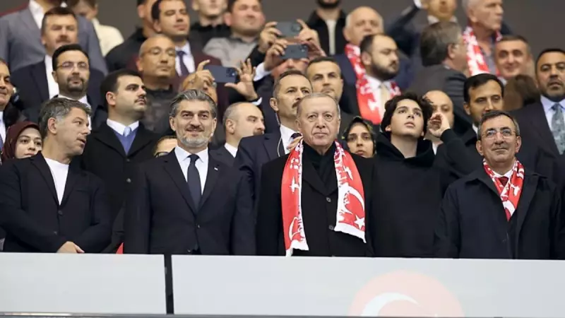 Başkan Erdoğan'dan Milli Takım'a Stadyumda Büyük Destek! Türkiye-Gürcistan Maçını Bizzat İzledi
