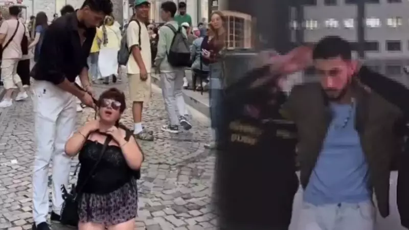 Beyoğlu'nda Taş Atan Kadın Skandalı: Polis Harekete Geçti, İki Şüpheli Tutuklandı!