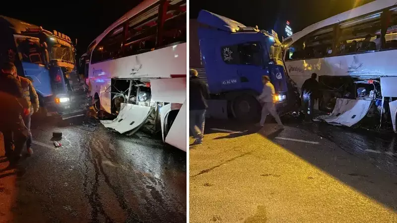 Bilecik'te Tur Otobüsü ile Tır Çarpıştı: 20 Kişi Yaralı! Acılı Anlar ve Kurtarma Çalışmaları