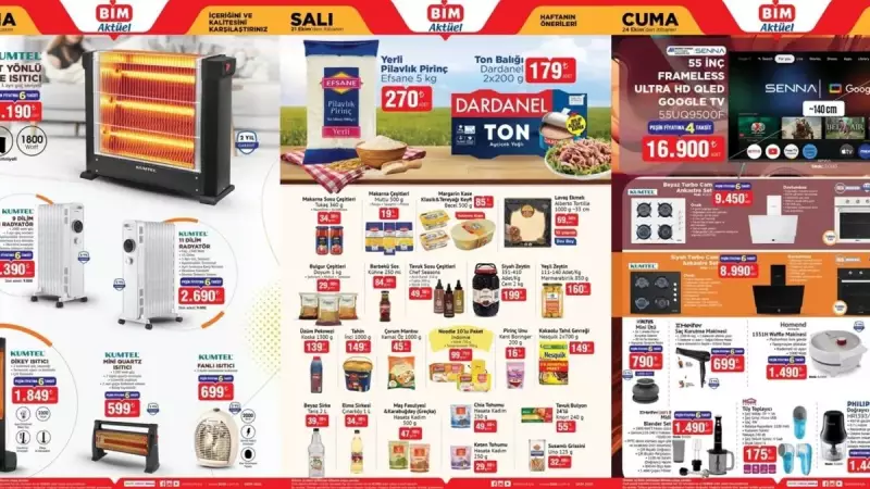 BİM'de Fırsat Geçidi Açılıyor! 21-24 Ekim'de Isıtıcılardan Spor Malzemelerine Cazip İndirimler