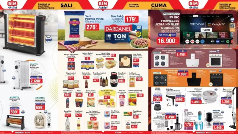 BİM'de Çılgın Fırsatlar Başladı! 21-24 Ekim Aktüel Ürünleriyle Eviniz Şenlenecek