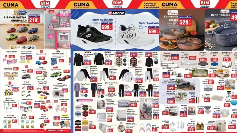 BİM'de Spor Ayakkabı Fırtınası! 31 Ekim Aktüel Ürünler Tam Bir Stil Şöleni