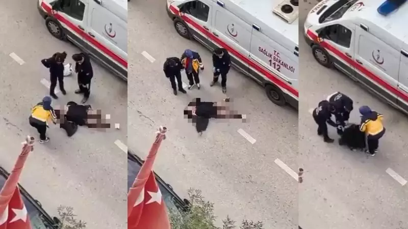 Bursa'da İnanılmaz Anlar! Genç Kadın Aniden Yola Atladı, Herkes Donakaldı