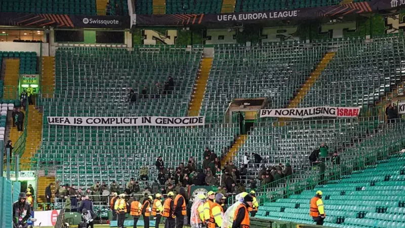 Celtic Taraftarlarından Sessiz Çığlık! İsrail Protestosu Glasgow'da Yankılandı