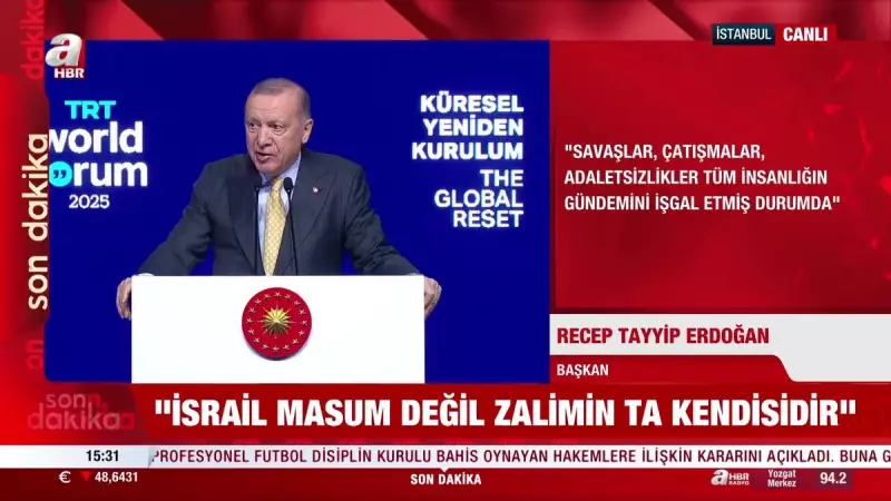 Cumhurbaşkanı Erdoğan'dan İsrail'e Sert Tepki: 'Ahde Vefa Konusunda Berbat Bir Sicile Sahip'
