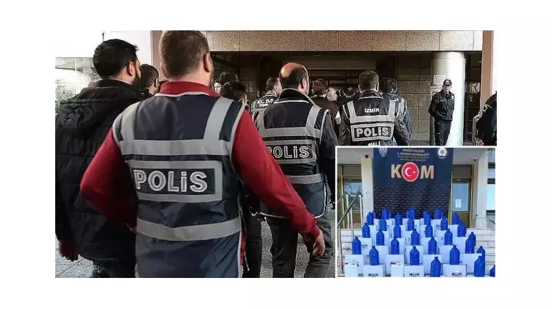 Denizli'de Tarihi Operasyon: 642 Litre Kaçak İçki Ele Geçirildi!