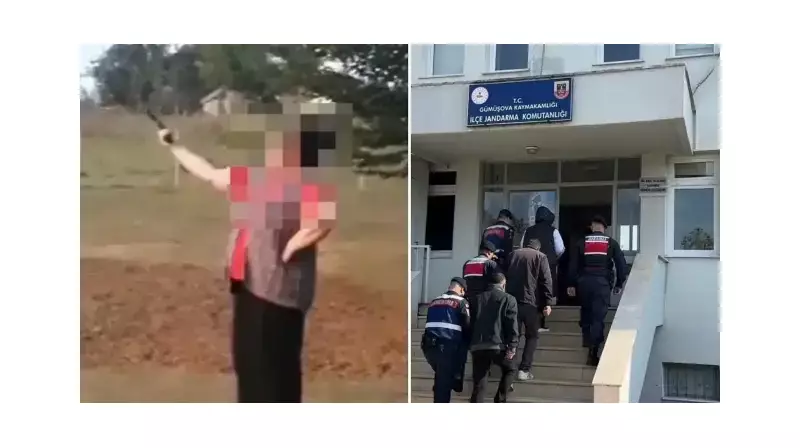 Düzce'de Havaya Ateş Açan 5 Şüpheli Yakayı Ele Verdi! İşte O Anlar