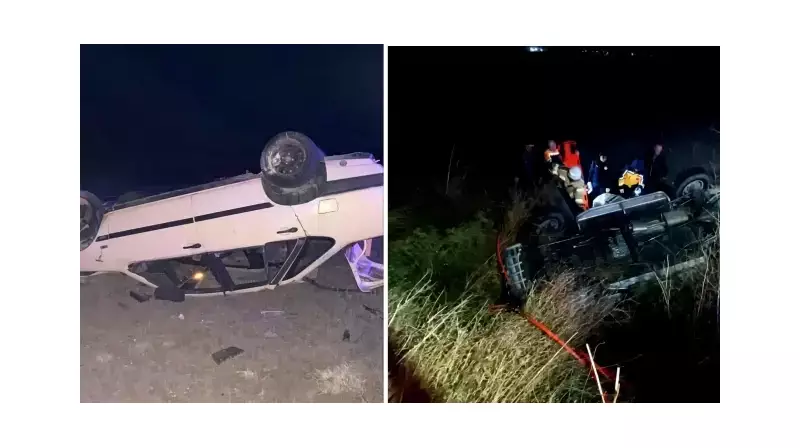 Edirne'de Alkollü Sürücülerin Korkunç Kaza Gecesi: 5 Yaralı!