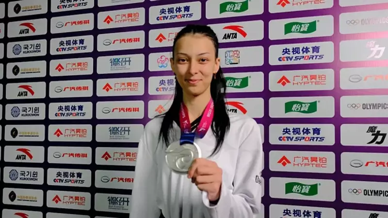 Elif Sude Akgül'den Muhteşem Başarı! Tekvandoda Dünya İkinciliği Göğsümüzü Kabarttı