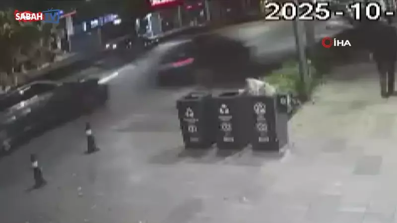 Şerit İhlali Korkunç Zincirleme Kazaya Yol Açtı: 7 Araç Birbirine Girdi!