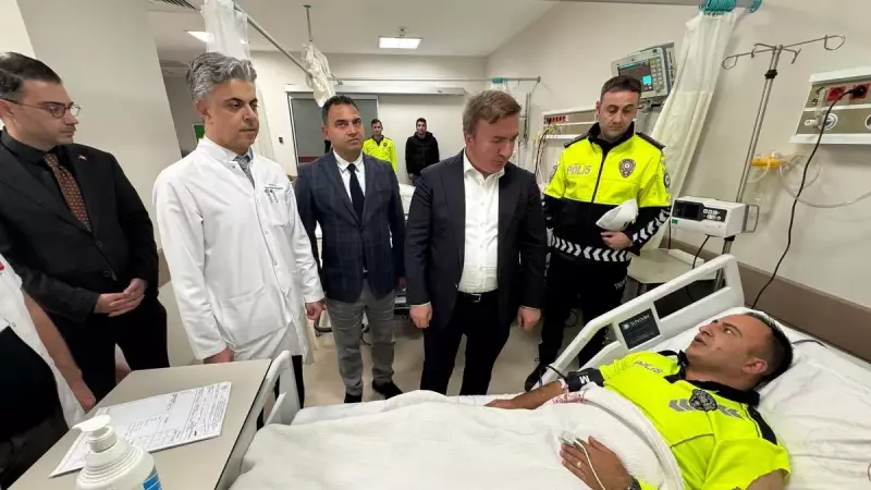 Erzincan'da Polis Ekibi Korku Dolu Anlar Yaşadı: Ekip Aracı Takla Attı, 3 Polis Memuru Yaralandı!