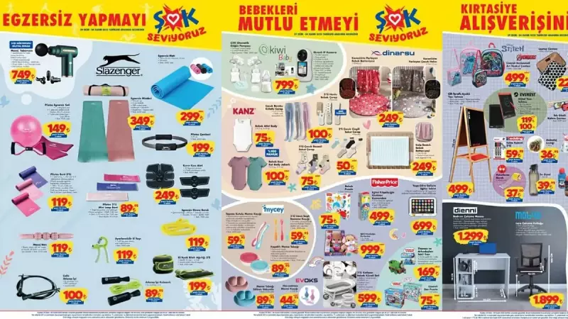 Fırsat Yağmuru! Sabah'ın Şok Kataloğunda Oyuncaktan Terliğe Yüzlerce Ürün İndirimde - 4 Kasım'a Kadar Kaçırma!