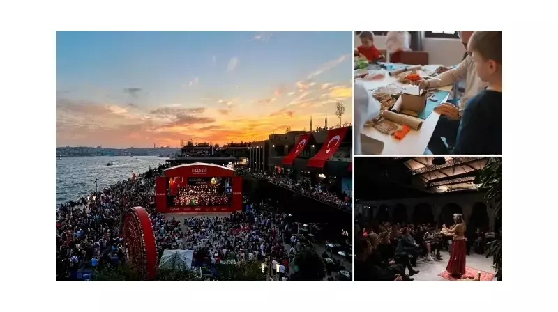 Galataport'ta 29 Ekim Coşkusu: Kırmızı-Beyaz Rengârenk Bir Gece