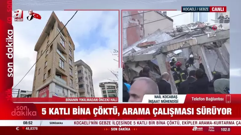 Gebze'deki 5 Katlı Bina Neden Yıkıldı? İnşaat Mühendisinden Çarpıcı Açıklamalar!