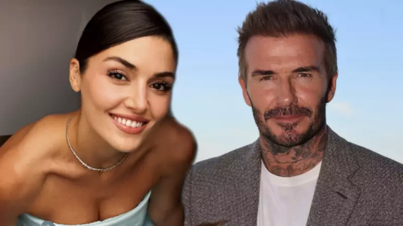 Hande Erçel ve David Beckham Aynı Karede! Bu İşte Büyük Bir Sürpriz Var