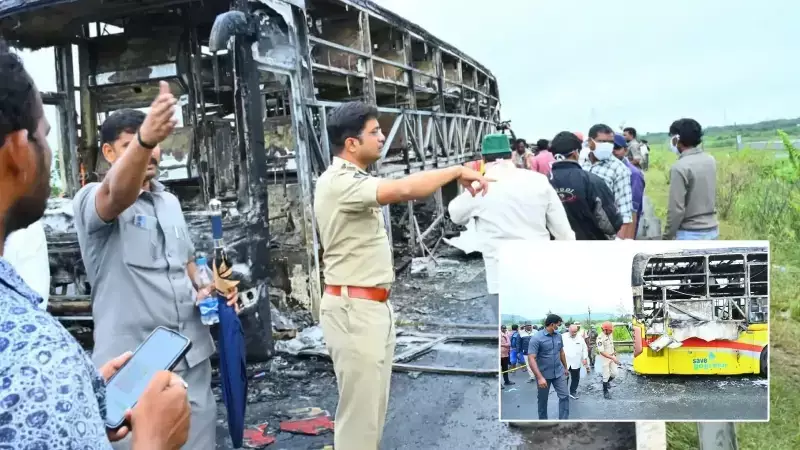 Hindistan'da Korkunç Otobus Faciası: 20 Can Gitti, Onlarca Yaralı Var