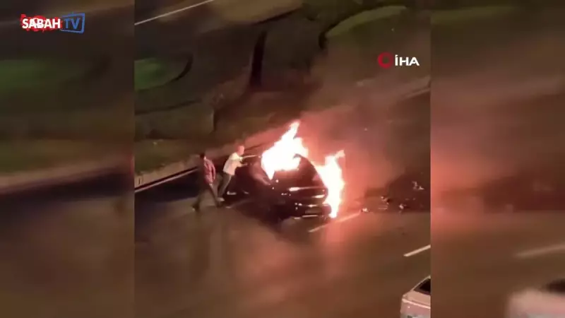 Çin'de Elektrikli Araç Faciası: Kaza Sonrası Alev Topuna Dönen Araçta Sürücü Hayatını Kaybetti