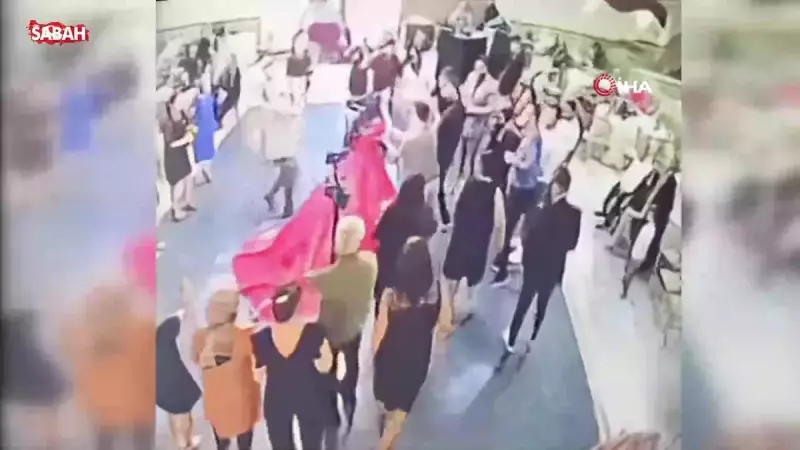 Kına Gecesinde Yaşanan Feci Avize Kazası Neredeyse Faciayla Sonuçlanıyor!