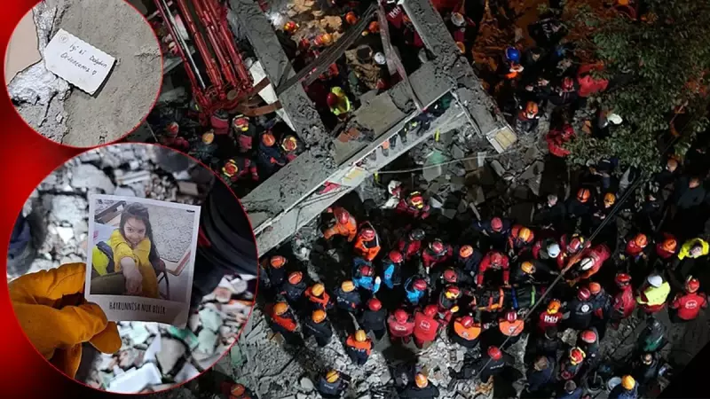 Kocaeli'deki Feci Enkaz: Yürek Burkan Detay! Anne, Baba ve İki Çocuk Hayatını Kaybetti