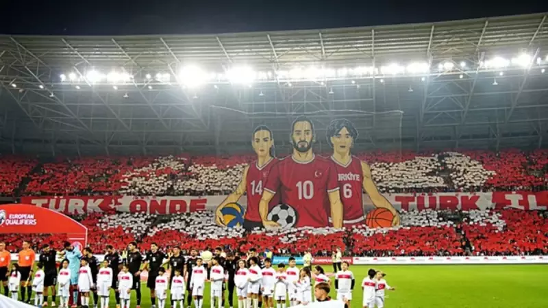 Kocaeli'den Milli Takım'a Görsel Şölen: Taraftarların Nefes Kesen Koreografisi Görenleri Büyülüyor!