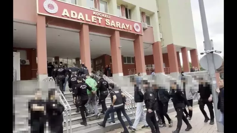 Kocaeli'nde Korku Saçan Çete Çökertildi: 12 Şüpheli Tutuklandı!