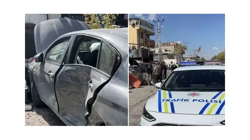 Konya'da Feci Kaza! Kontrolden Çıkan Araç Yayaların Üzerine Gitti: 3 Yaralı