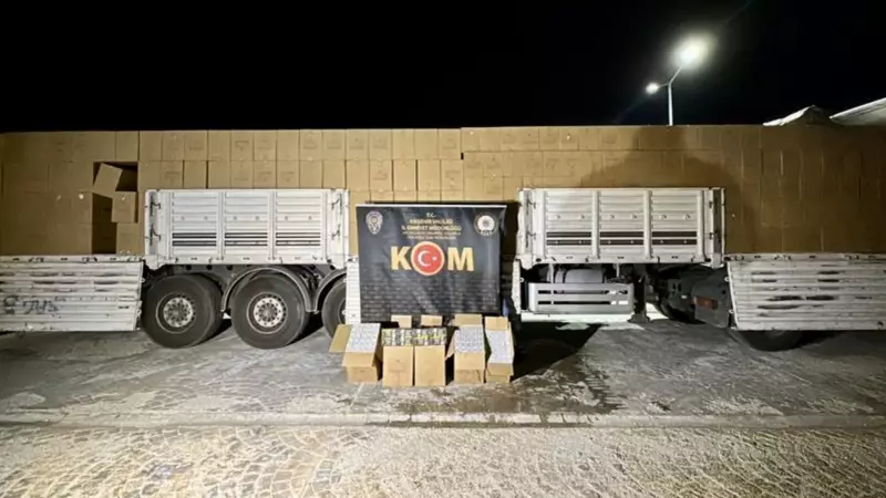 Kırşehir'de TIR'ın Dorsesisinde Yakalanan Makarna Operasyonu: 9.8 Milyon Adet!