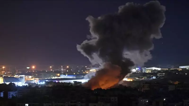 Lübnan'da İsrail Saldırısı: Kefra Beldesi Alev Alev! Yaralılar Var