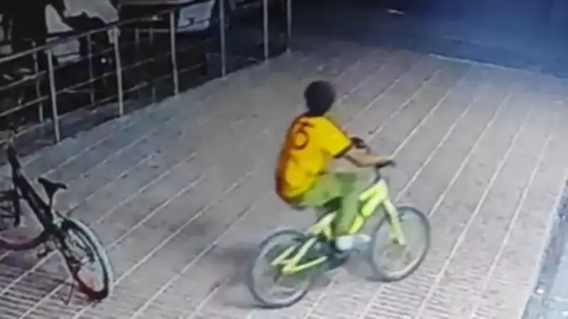 Markete Bıraktığı Bisikleti Göz Göre Göre Çalındı! Güvenlik Kamerası Her Şeyi Kaydetti
