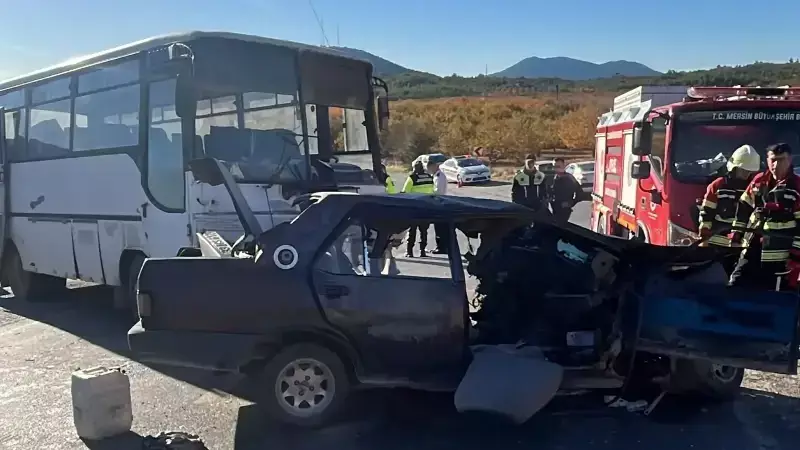 Mersin'de Feci Trafik Kazası: 1 Can Yitti, 2 Yaralı - Acı Dolu Gece!