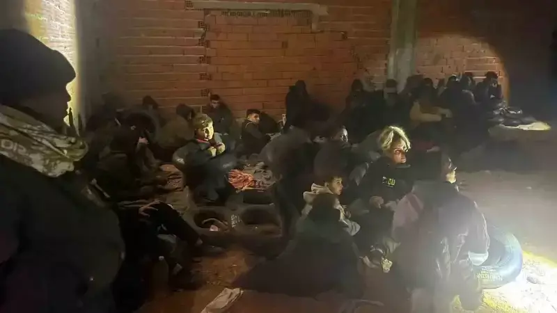 Metruk Binada Şok! Avrupa Yolunda Yakalanan 29 Kaçak Göçmen
