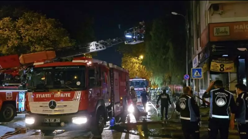 Ümraniye'de Nalbur Yangını: Alevler Apartman Katlarına Sıçradı!