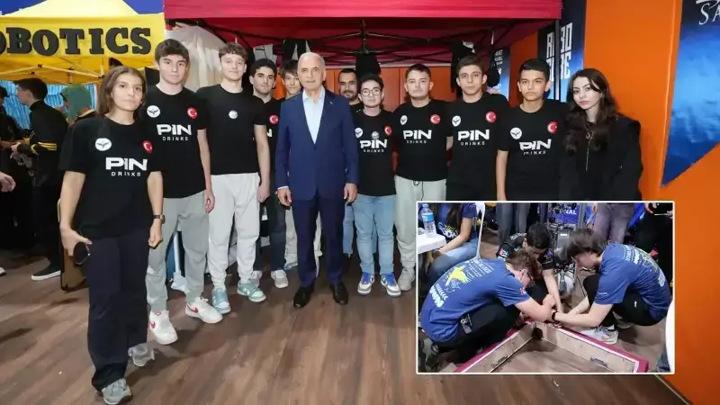Ümraniye'nin Robot Dahileri Yarışmada Fırtına Gibi Esti!