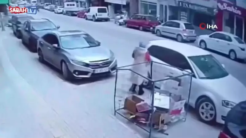 İnanılmaz Şans! Çatı Üzerinde Uçan Drone Saniyeler İçinde Çöktü - İşte O Anlar